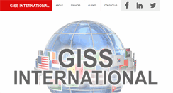 Desktop Screenshot of gissinternational.com